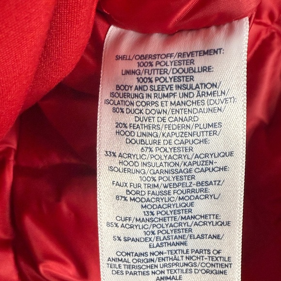 Lands' End Women's Outerwear Expedition Down Waterproof Parka Jacket With Hood - Picture 10 of 11